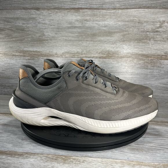 Johnston & Murphy Men’s RT1-LUXE Gray Suede Sneakers Size 10 M - Picture 4 of 10